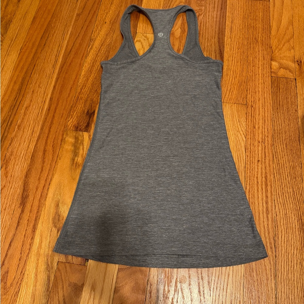 lululemon athletica Charcoal Racerback Tank Top